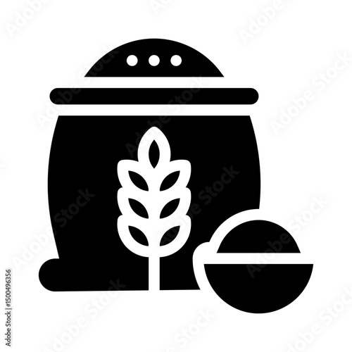 carbohydrates glyph icon