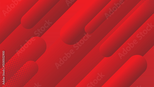 A dynamic red abstract background with glowing lines creates a modern wave pattern, ideal for digital art and technology concepts