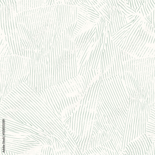Vector seamless background. Allover texture print with striped fabric imitation with wrinkles, folds and creases. Linear seamless pattern, print for fabric, paper, wallpaper, package design