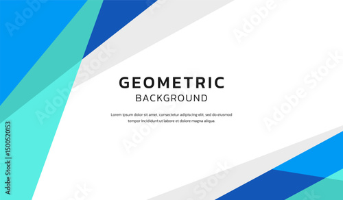 Free Download Modern and simple background with abstract blue shapes vector - GFXLoad