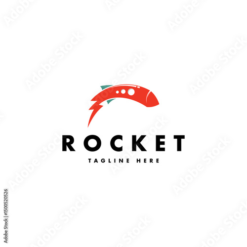 Free Download Rocket space craft logo design template - GFXLoad