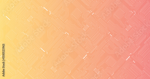 High-tech technology background texture. Circuit board vector illustration. Structure futuristic backdrop. Electronic circuit board close up.