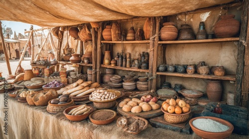 Ancient Market Stall: A Glimpse into the Past