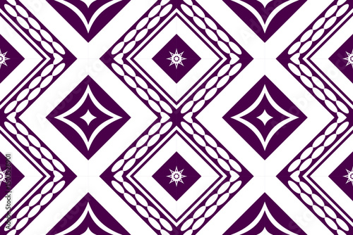 Ethnic Figure aztec embroidery style.Geometric ikat oriental traditional art pattern.Design for ethnic background,wallpaper,fashion,clothing,wrapping,fabric,element,sarong,graphic,vector illustration.