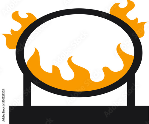 Amusement Park and Circus Icons