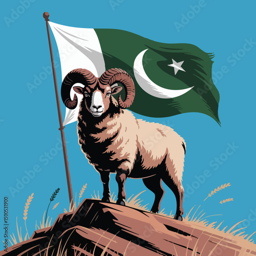 Pakistani Ram Vector Graphic
