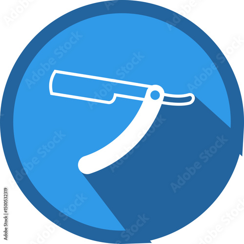 Barbershop and Hipster Flat Icon