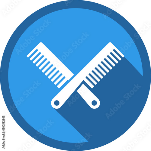 Barbershop and Hipster Flat Icon