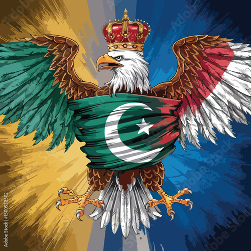 Eagle wear Pakistani clothes scarf