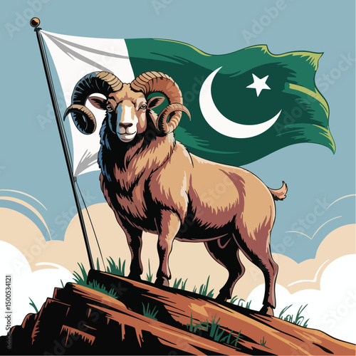 Pakistani Ram Vector Graphic