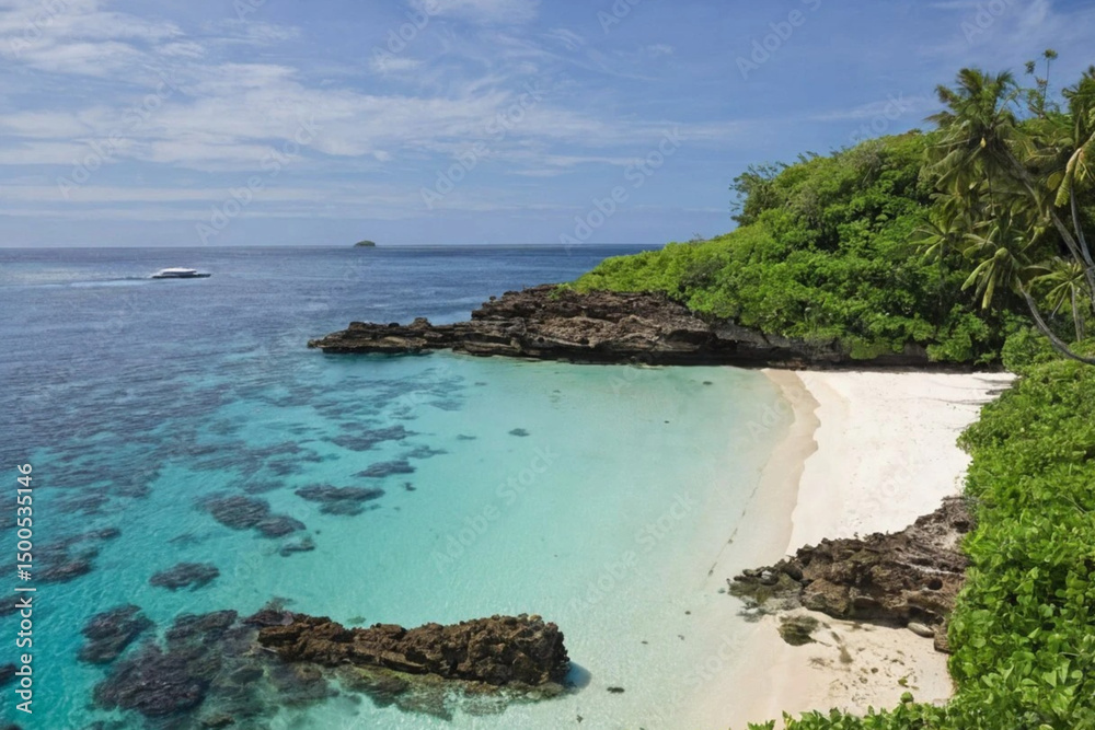 Fototapeta premium AI Generated Shore