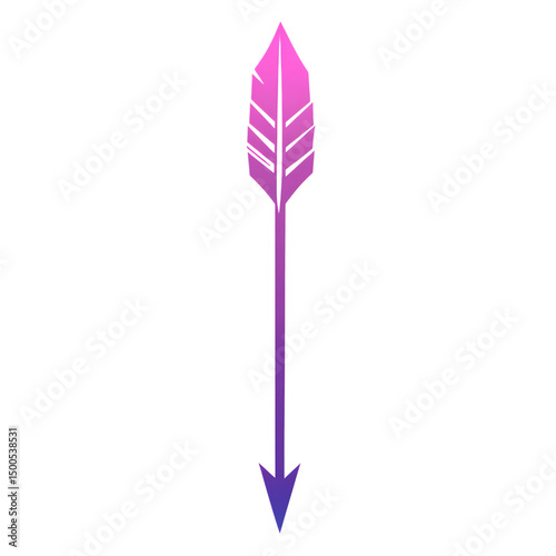Contemporary Arrow with Minimal Sharp Vectors in Vi Isolated on Transparent Background