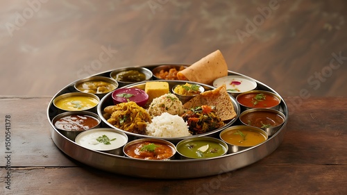 Gujarati Thali – Homely Vibe, Indian Thali Platter on Wooden Table (4)