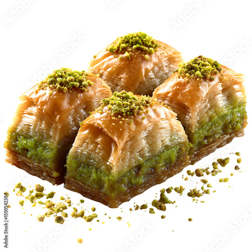 Wallpaper Mural Delicious baklava with nuts and syrup. Torontodigital.ca