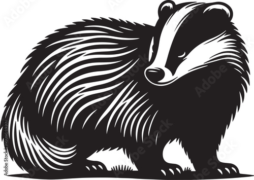 Very high quality Baboon black vector