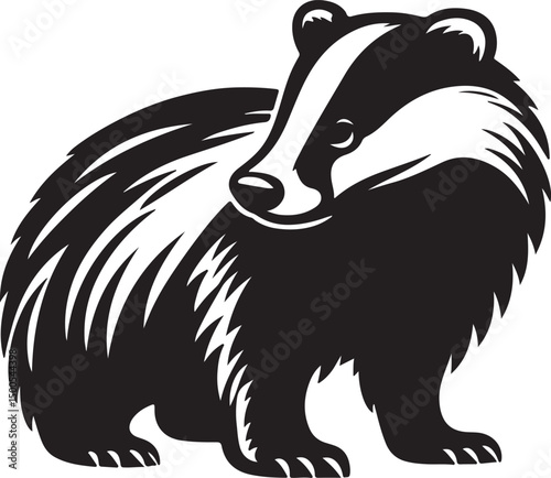 Very high quality Baboon black vector