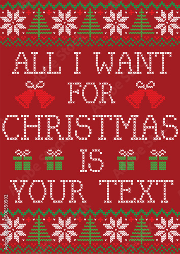 Christmas day sweater pattern design Christmas day t-shirt design