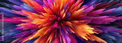 Exploding Colors Radiate (1)