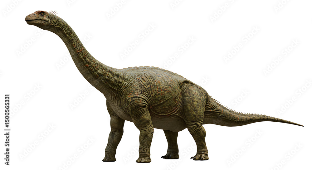 Obraz premium Camarasaurus A longnecked dinosaur with textured green and brown skin
