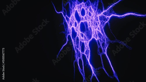 abstract blue smoke