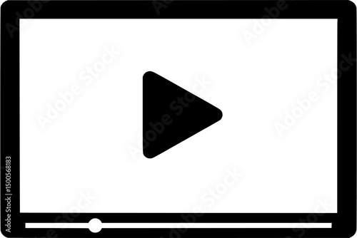 Online Video Player Icon