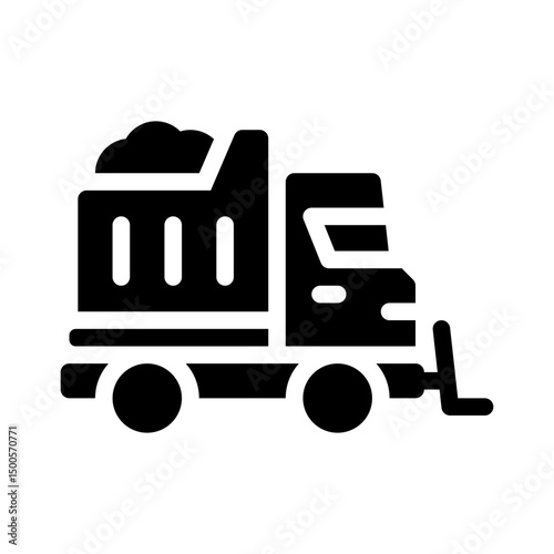 snowplow glyph icon
