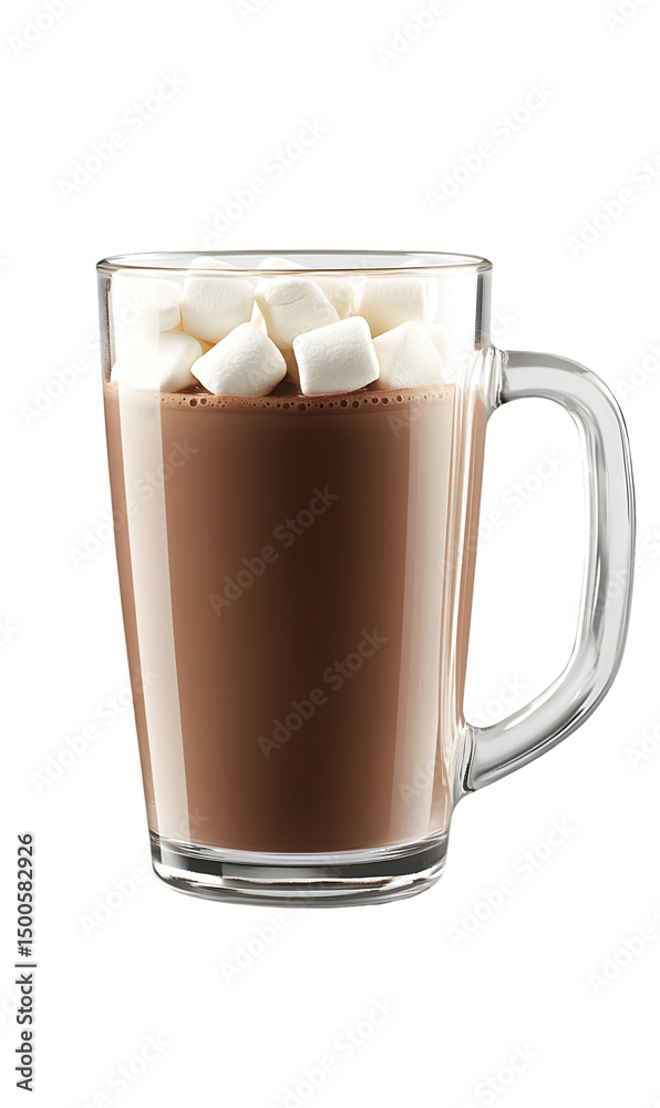 Hot chocolate with marshmallows drink beverage Hot chocolate with marshmallows drink beverage