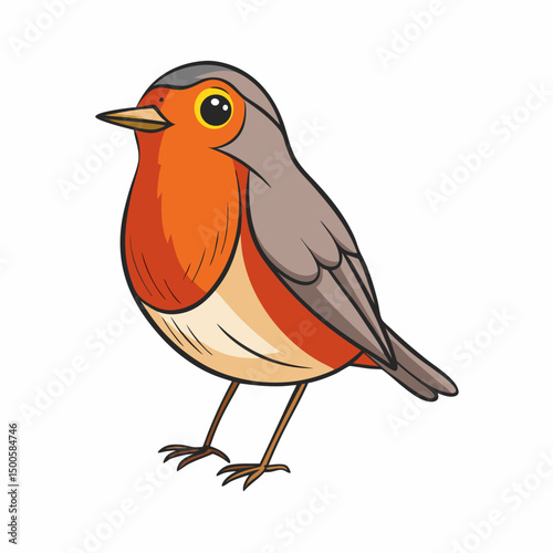 robin on a branch