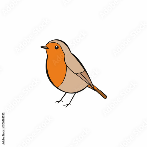 robin on a branch