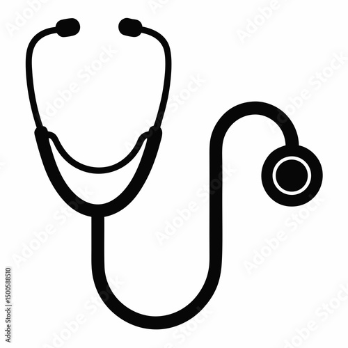 stethoscope isolated on white background