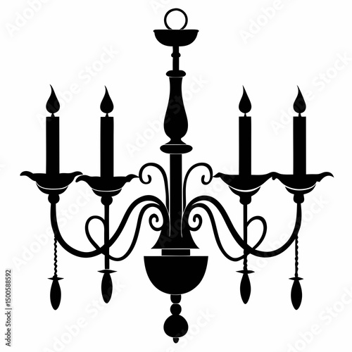 vector set of candlestick