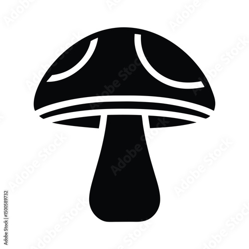 mushroom icon vector illustration