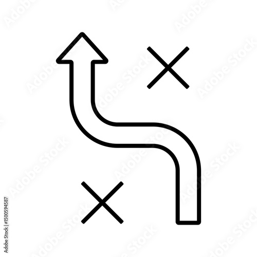 Strategy, line icon