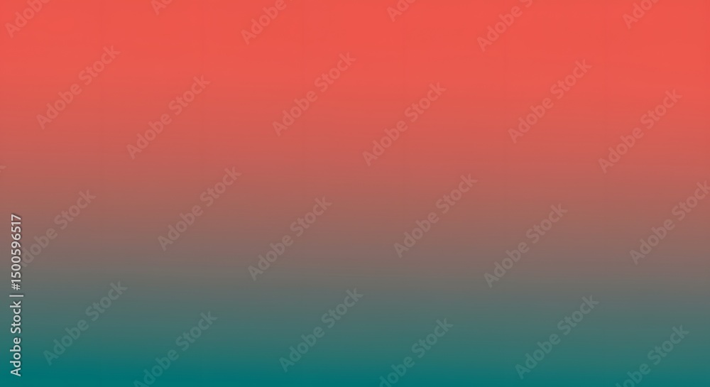 Naklejka premium Abstract Coral Teal Gradient Background Design Texture
