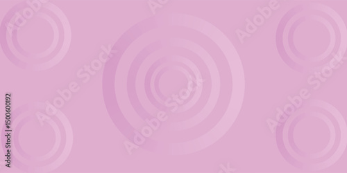Vivid pink background with an abstract pattern of concentric circles, creating a modern and artistic visual.