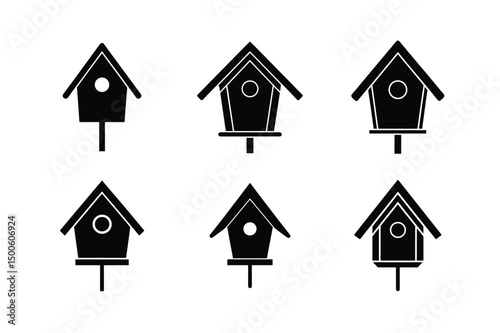 Flat Design Bass Guitar Silhouette Icon
