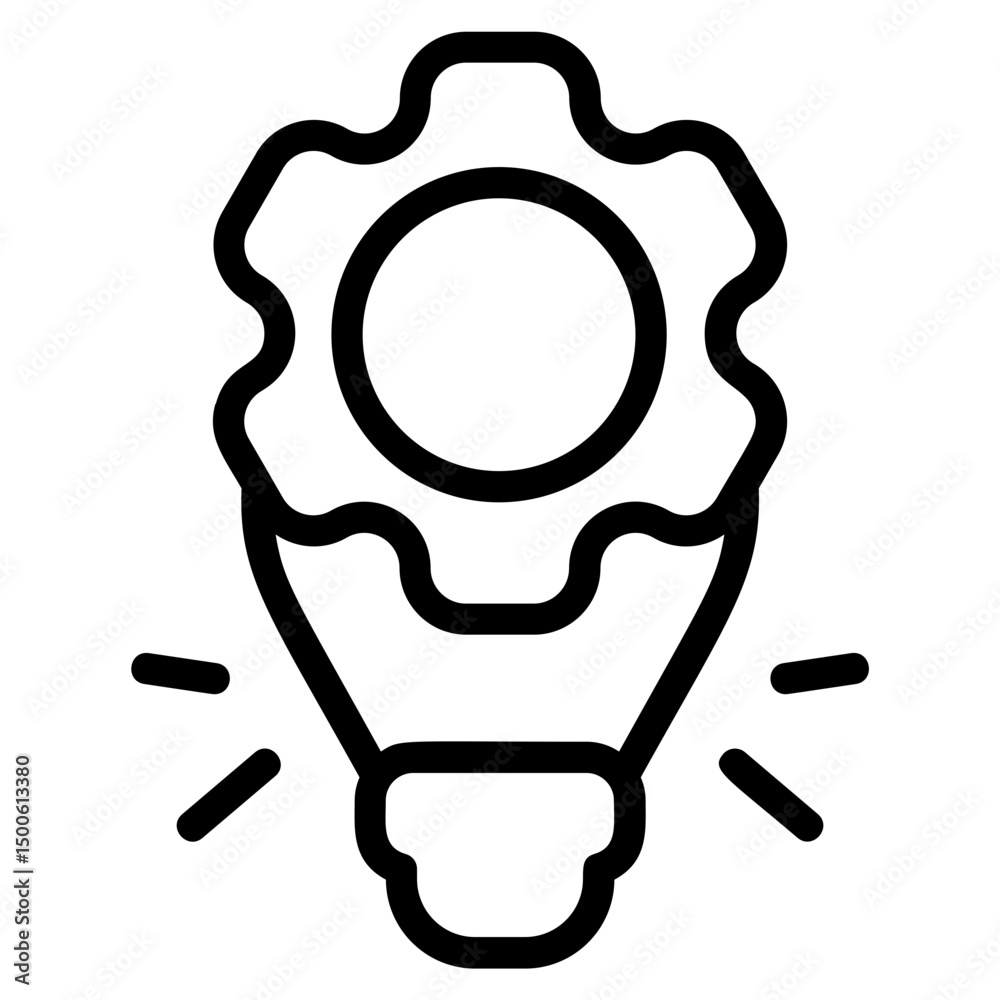 Startup idea Line Icon Startup idea Line Icon