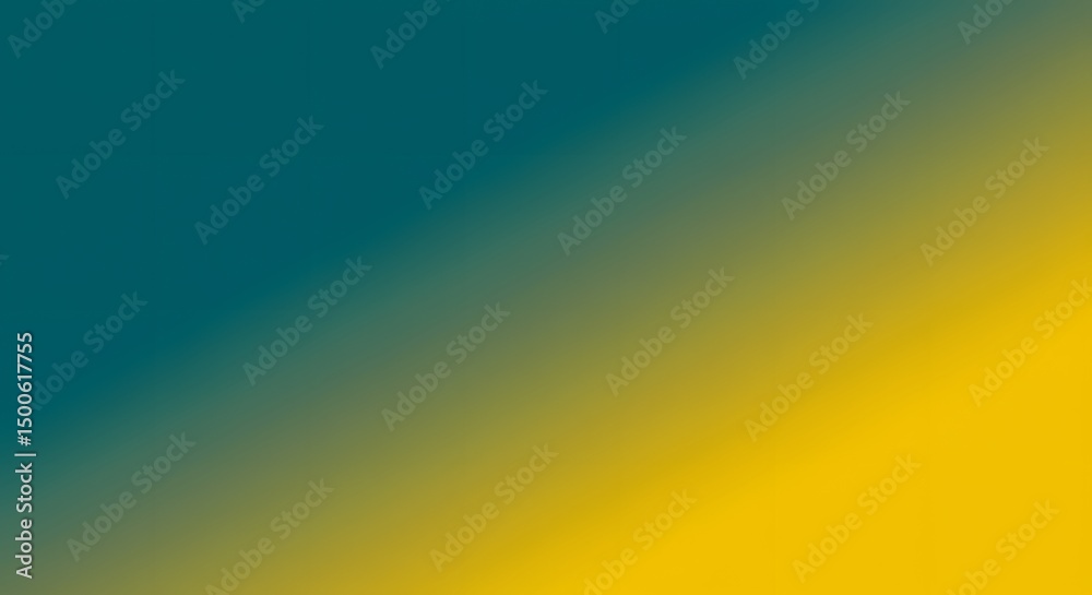 Obraz premium Teal Yellow Gradient Background Abstract Texture for Design