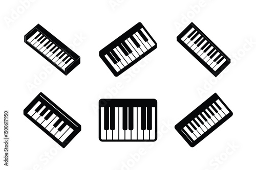 audio waveform equalizer vector flat design