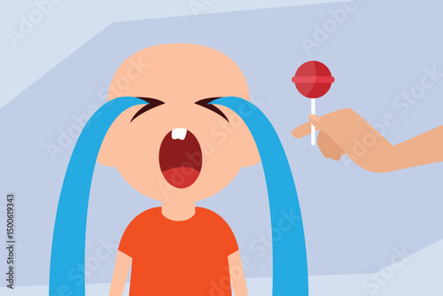Tantrum and Temptation vector illustration