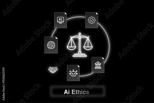 AI ethics or AI Law concept. Promoting transparency and explainability in machine learning models to prevent black-box outcomes