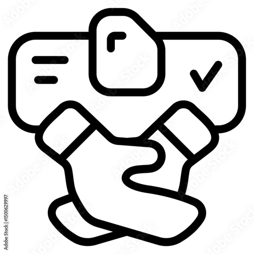 Agreement Line Icon