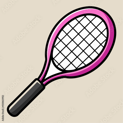 tennis racket and ball