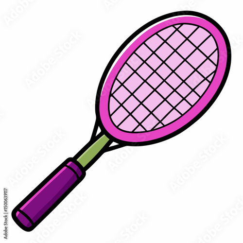 tennis racket and ball