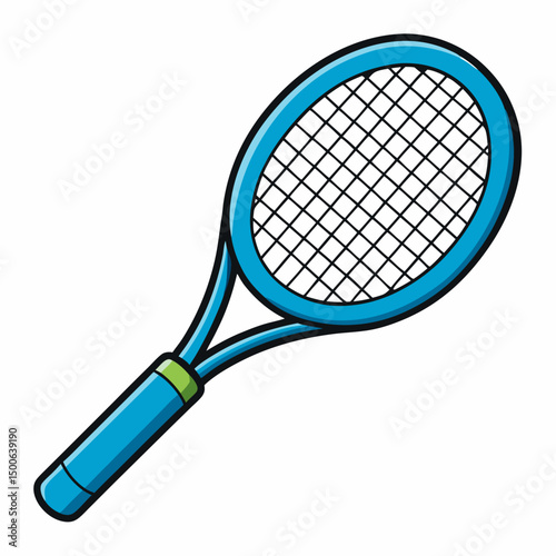 tennis racket and ball