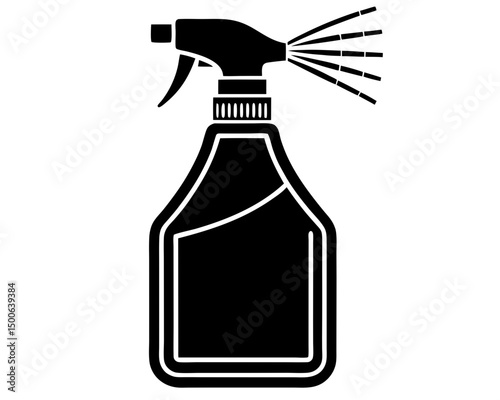 spray bottle vector illustration