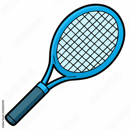 tennis racket and ball
