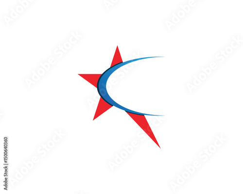Star logo vector icon illustration design