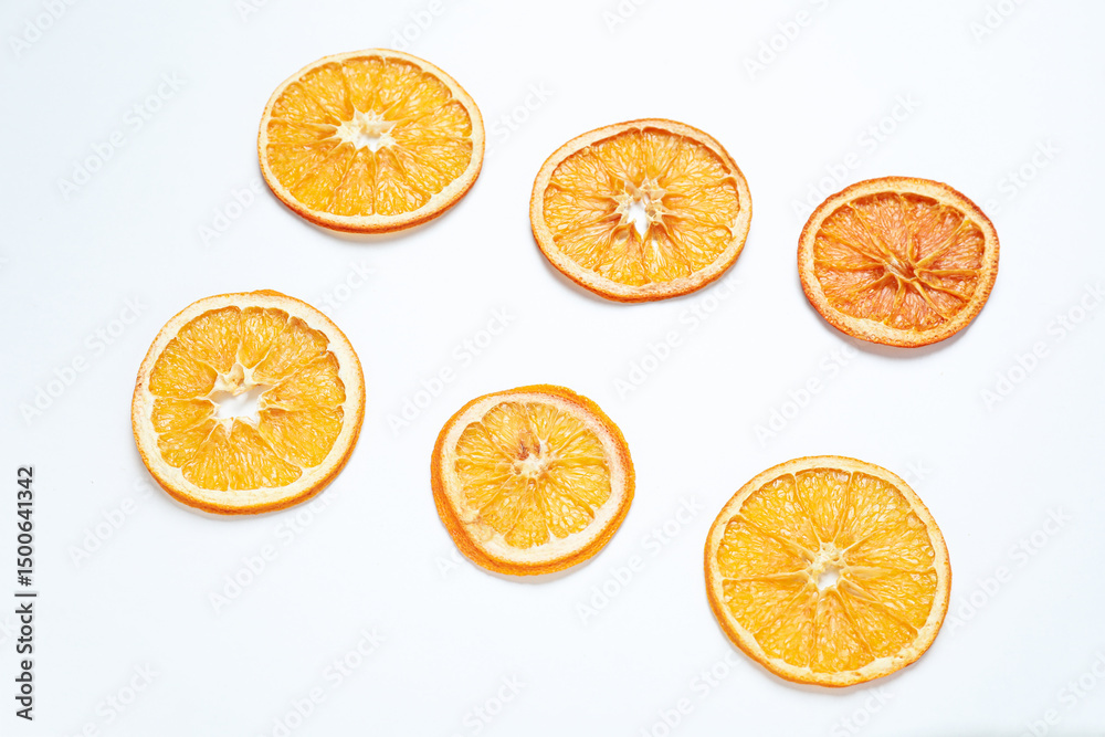 Fototapeta premium Dried orange, concept of delicious dried fruit