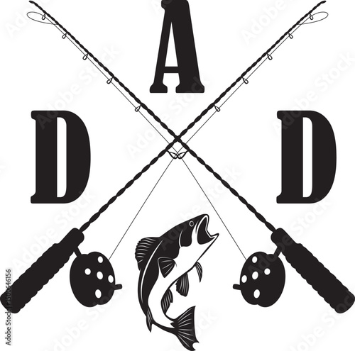 Fishing Dad, Daddy Fishing, Fishing Rod, Fishing Pole